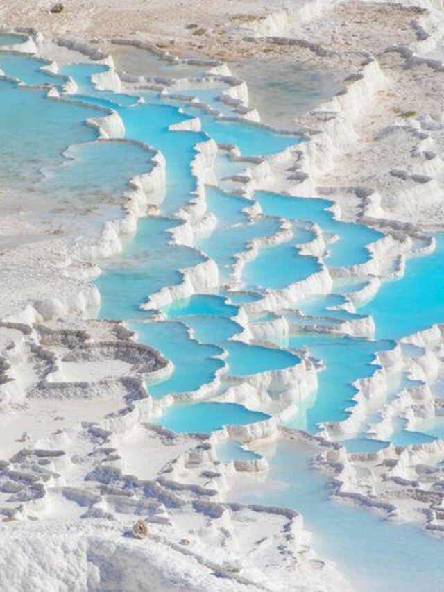 Nature Terraces With Hot Springs In Pamukkale