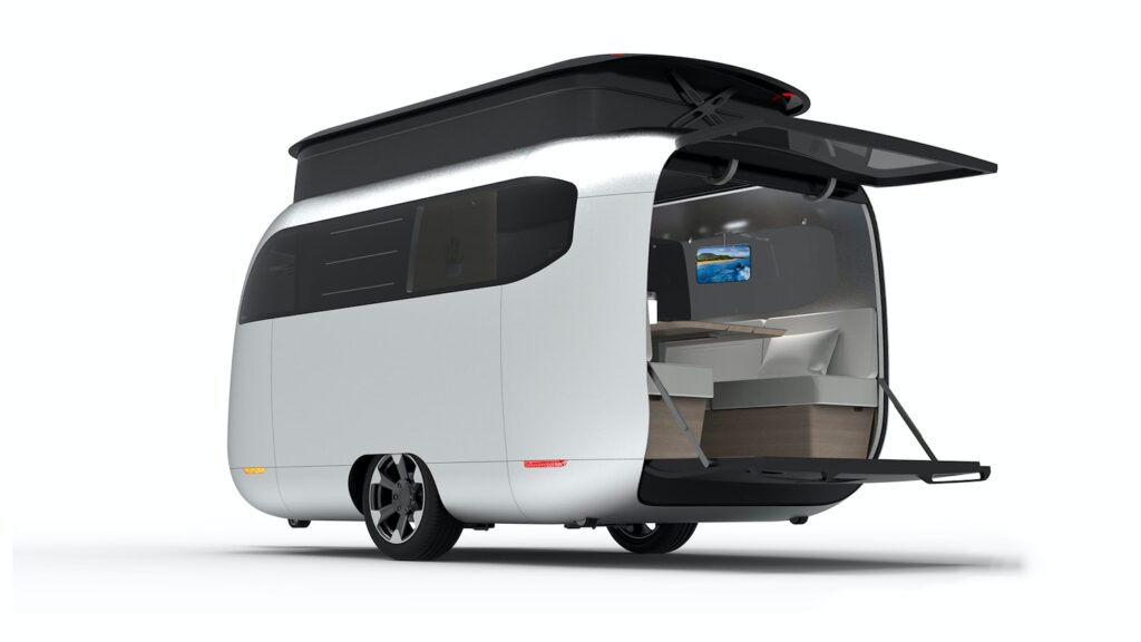 Airstream And Porsche's Innovative Concept Trailer Maximizes Space And Energy For Eco-Friendly Camping
