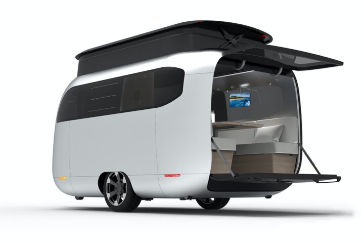 Airstream And Porsche's Innovative Concept Trailer Maximizes Space And Energy For Eco-Friendly Camping