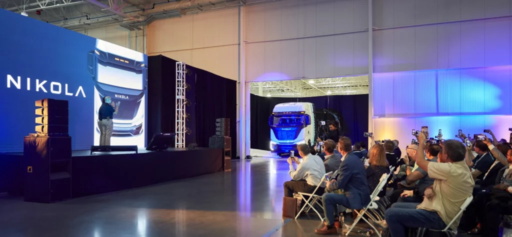 Nikola Celebrates the Commercial Launch of Hydrogen Fuel Cell Electric Truck in Coolidge, Arizona