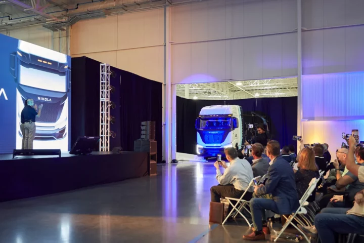 Nikola Celebrates the Commercial Launch of Hydrogen Fuel Cell Electric Truck in Coolidge, Arizona