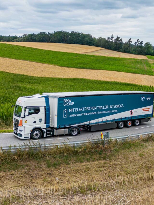 BMW Group Logistik's Electric Semi-Trailer Shines In Real-World ...