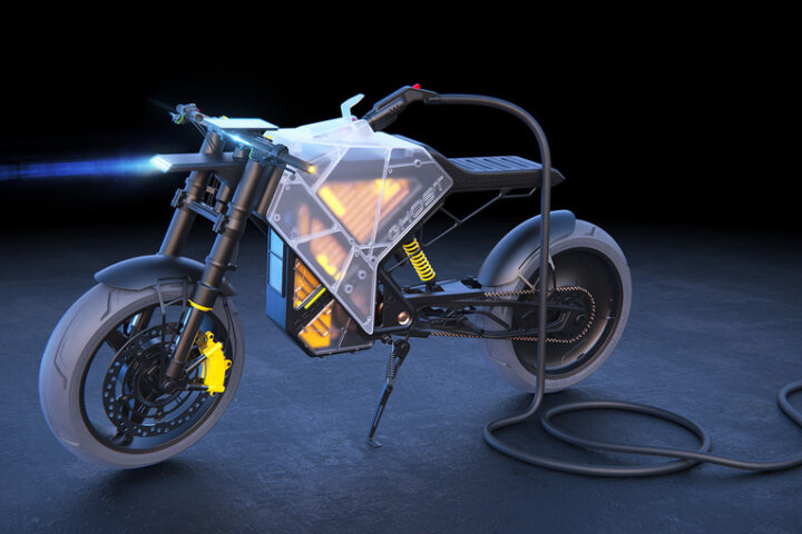 Gurmukh Bhasin Presents Transparent Electric Bike with Urban-Street Spirit