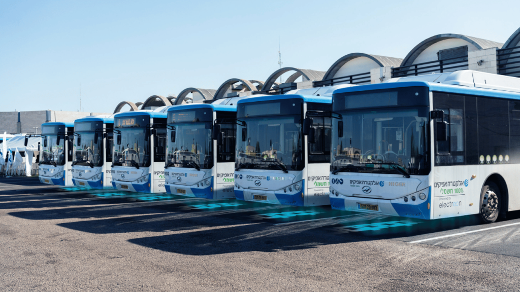 Electreon Unveils the World's First Commercial Wireless Charging Terminal for Buses in Israel