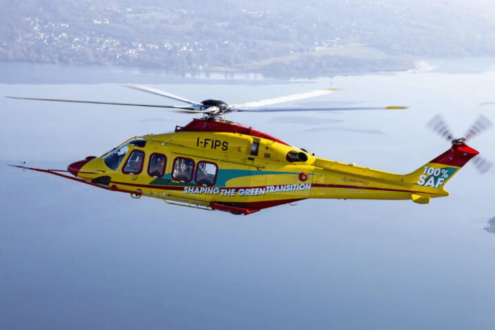 RTX's Pratt & Whitney Canada and Leonardo achieve first 100% SAF flight with PT6C-67C-powered AW139 helicopter