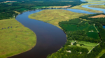 The Mattaponi River snakes through King and Queen County, Virginia