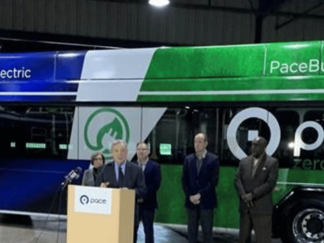 Pace’s Inaugural Electric Bus Enters Service