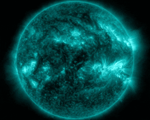 A SUPER-SYMPATHETIC SOLAR FLARE, Photo Credit: Spaceweather.com