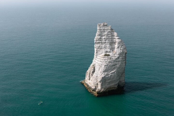 White Rock formation in Middle of Sea.