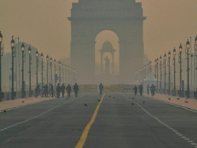 It's an outdoor scene with fog and daybreak with a backdrop concerns air quality and mental health difficulties in extremely polluted cities.(Source: Pexel)