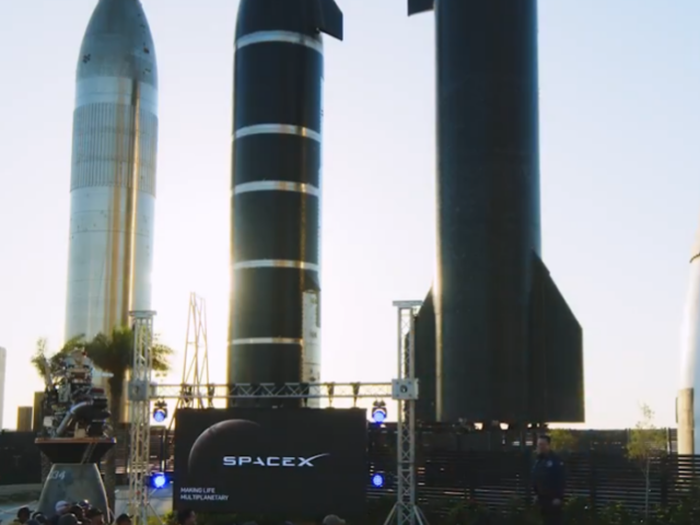 ElonMusk Addresses the Crowd during a talk at Starbase