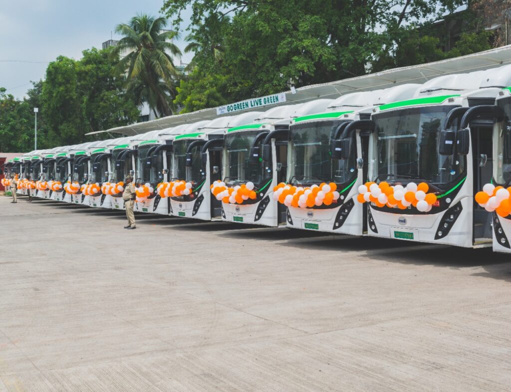 Olectra Greentech now leads with over 10,000 e-bus orders.(Source: Olectro Greentech Limited.)