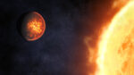 Illustration of Exoplanet 55 Cancri e and Its Star. Photo Credit: Web Space Telescope