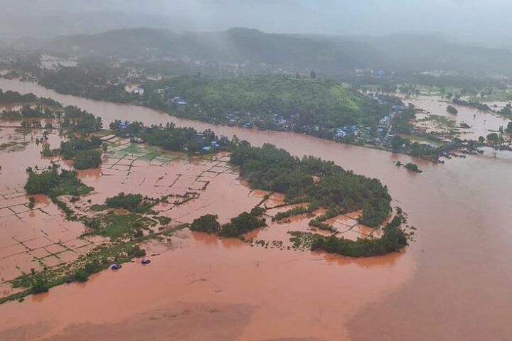 Flooded area