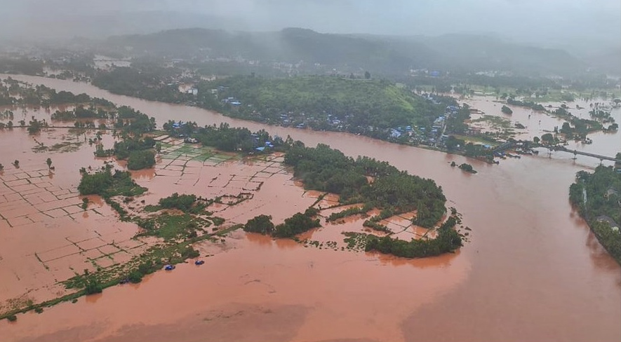 Flooded area