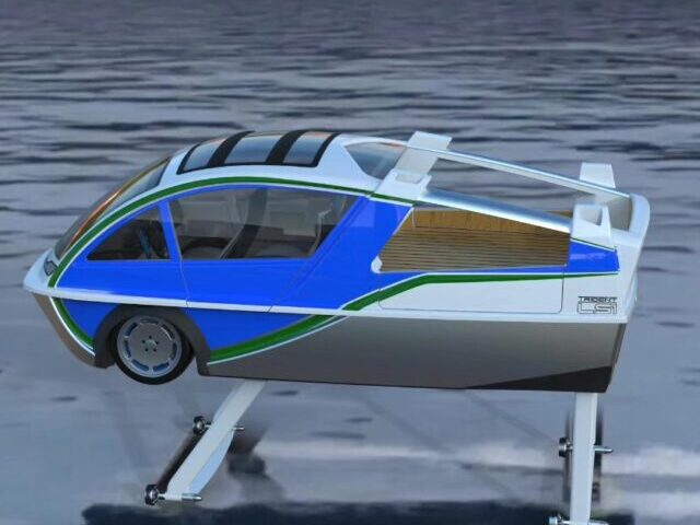 Trident LS-1 - The World’s First Hydrofoil Electric Car-Boat. ( Source: Facebook )