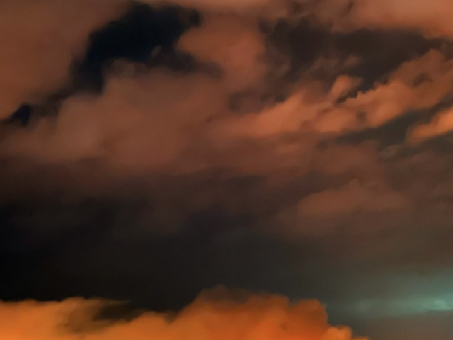 A lightning caused fire is currently burning in the Peacocks Pocket impoundment. The fire is estimated to be 150-200 acres. Photo Credit:Merritt Island National Wildlife Refuge