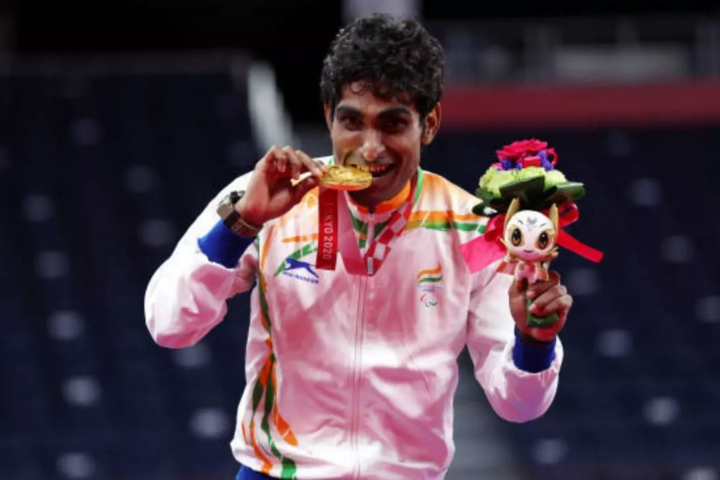 Pramod Bhagat Smashes His Way For A Wins Gold Medal.