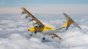 Electra’s Hybrid-Electric Test Aircraft Achieves First Ultra-Short eSTOL Takeoff and Landing in Piloted Test Flights. Photo Credit: Electra Aero