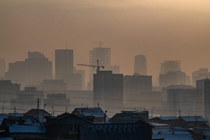 Buildings in Ulaanbaatar obscured by smog. Ulaanbaatar is one of the most polluted cities in the world. Phtoto Source - Asian Development Bank , CC BY-NC-ND 2.0