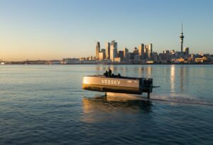 VS-9, world's first premium electric hydrofoil tourist boat.Photo Source - Fullers360