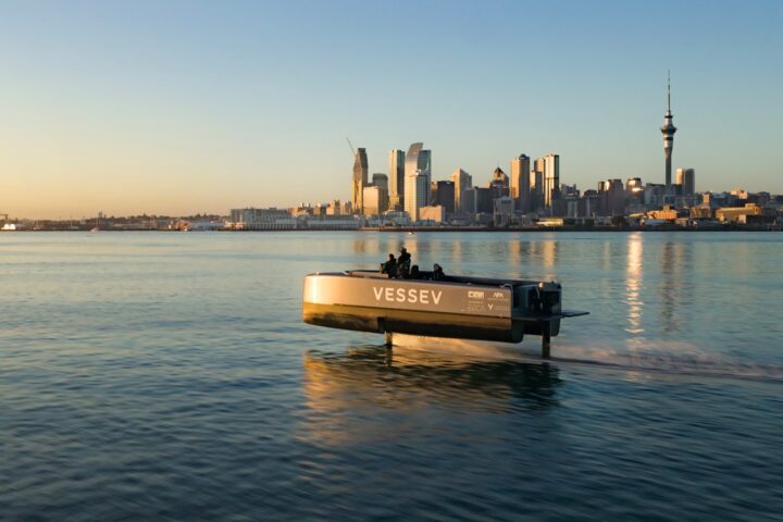 VS-9, world's first premium electric hydrofoil tourist boat.Photo Source - Fullers360