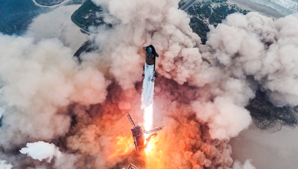 Starship will fly a similar trajectory as the previous flight test. Photo Source: Space X