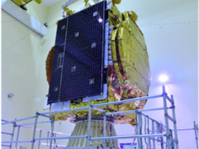 GSAT-N2 undergoing Vibration Test.