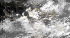 Satellite image of the infrared 1 channel (10.8 µm) belongs to the Infrared window region (10-12µm) of the electromagnetic spectrum. It provides quantitative measurements of temperature of the underlying surface or clouds. Date- 18/7/2024. Source-IMD.