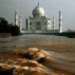 Representational Image- Taj Mahal Flooded