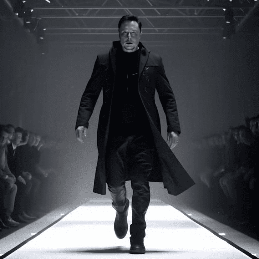 Elon Musk Ram Walking