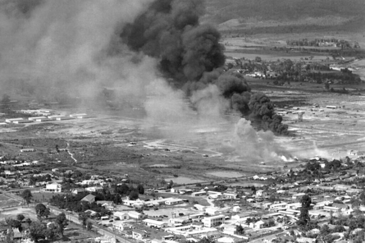 Vietnam War 1972 - Kontum, Photo credit-AP Photo/Paine ( CC BY 2.0 DEED Attribution 2.0 Generic)