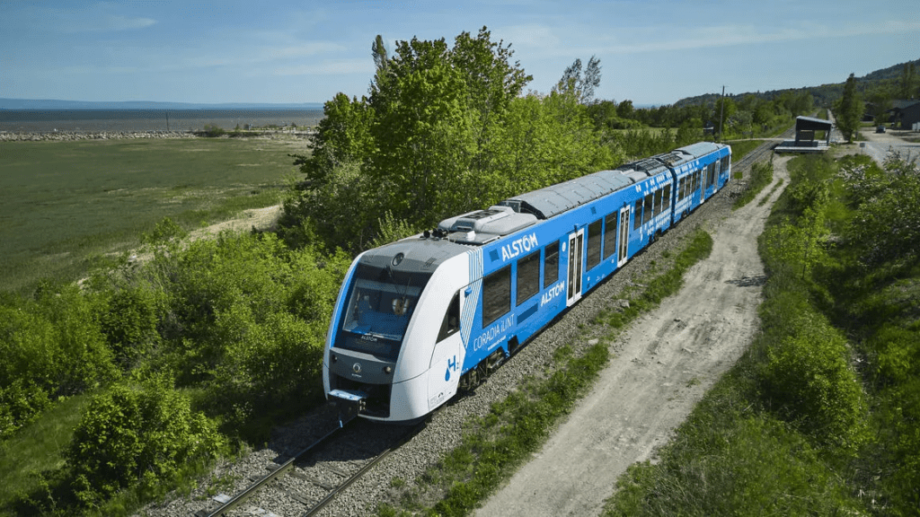 Alstom’s Coradia iLint hydrogen-powered train