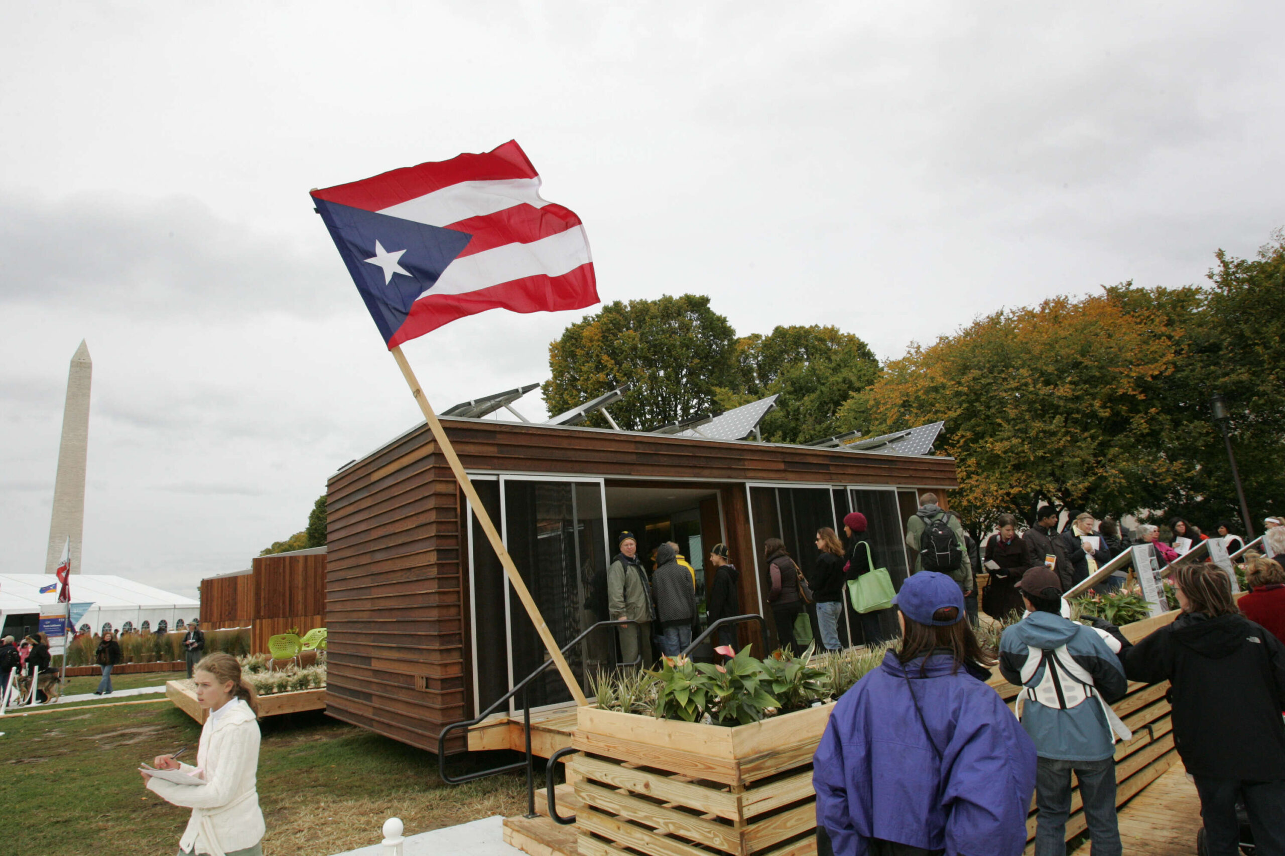 solar-powered home showcase.