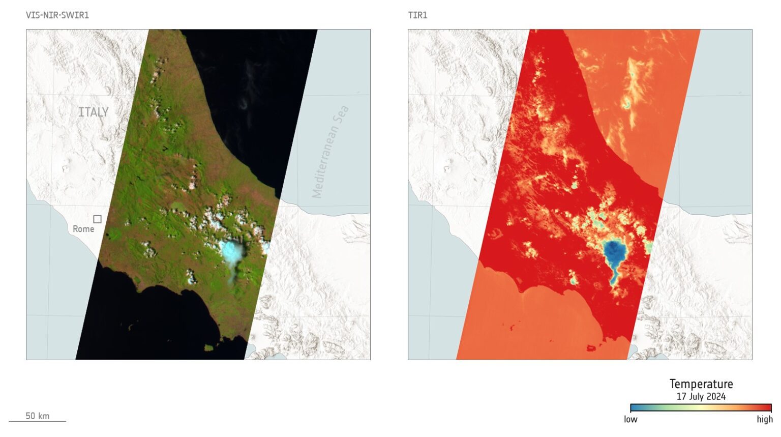 EarthCARE’s multispectral imager puts clouds into context