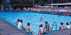 Grossinger's pool, liberty, New York.