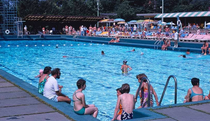 Grossinger's pool, liberty, New York.