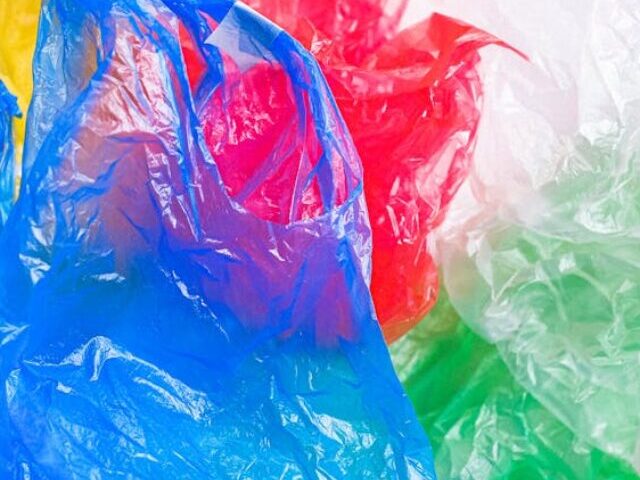 Plastic Bags on the Floor.