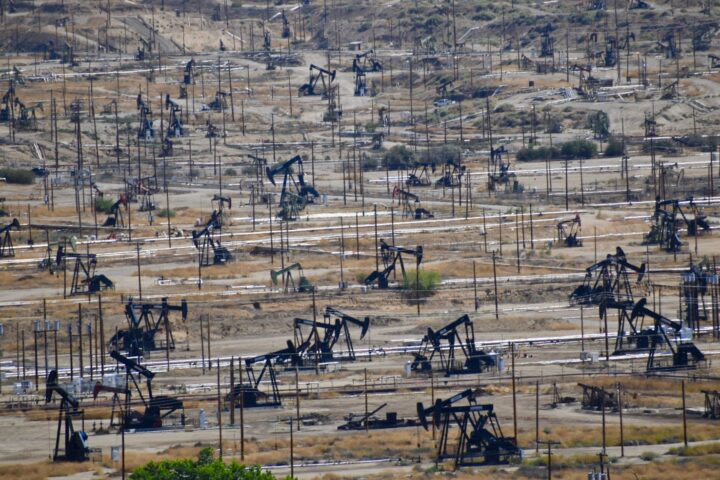 Oil Fields in Bakersfield.