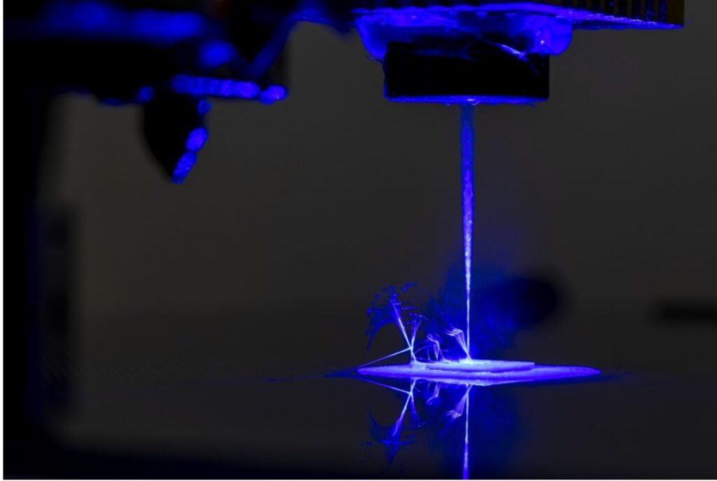 University of Missouri researchers have built a machine that combines elements of traditional 3D printing with laser technology to develop multi-material, multi-functional products.