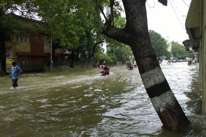 Chennai Flood, Nandanam.