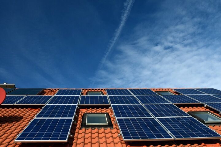 Solar System Roof Power Generation.