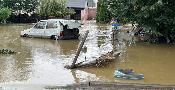 Flooding in the Czech Republic.