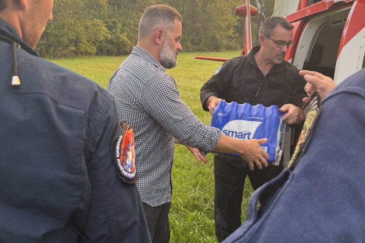 Rep. Cory Mills' delivering supplies to the hurricane-affected region.