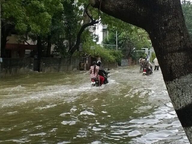 Chennai Flood, Nandanam.