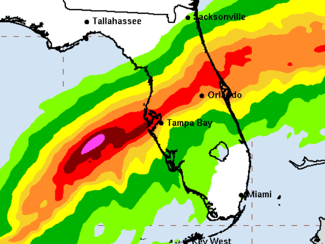 Hurricane Milton Rainfall Prediction