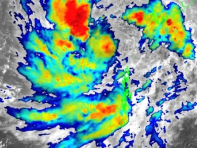 Anticipated Cyclone Dana Track.