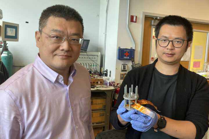 Hailong Chen and Zhantao Liu present a new, low-cost cathode for all-solid-state lithium-ion batteries.