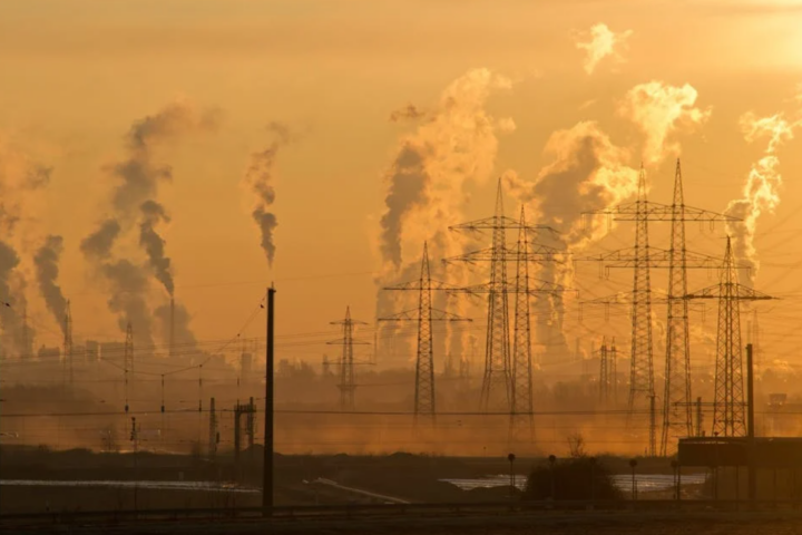 Electric Towers during Golden Hour