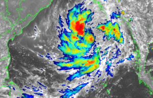 Anticipated Cyclone Dana Track.